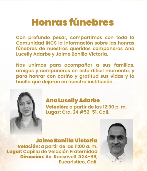 Dos personas del Instituto para Niños Ciegos y Sordos del Valle del Cauca murieron en el terremoto.