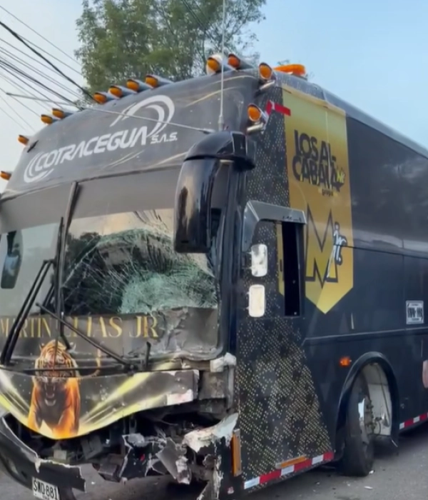 Accidente del bus de Martín Elías Jr.