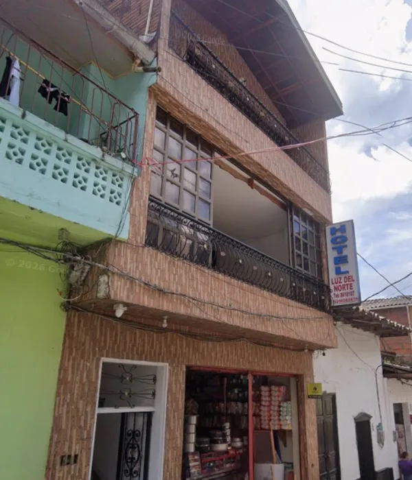 Andrés Camilo Peláez se hospedó en este hotel a dos cuadras del parque principal.