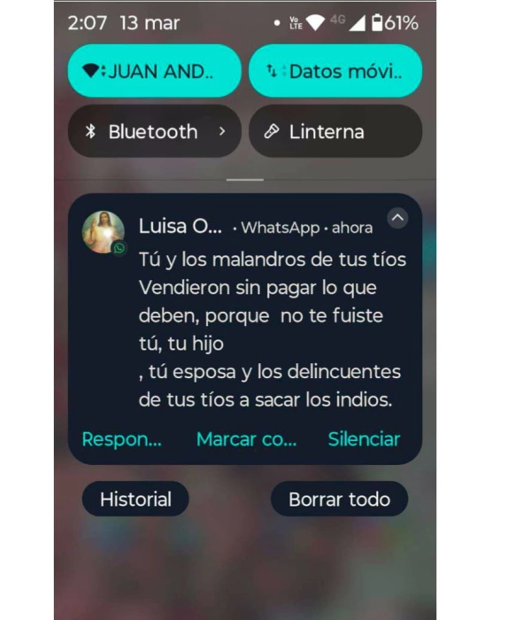 Chat del litigio en la Guajira