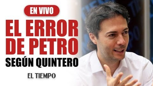 En entrevista con EL TIEMPO, el precandidato presidencial Daniel Quintero, quien busca el aval del Pacto Histórico, habla de su propuesta de constituyente, la resistencia en la izquierda y los procesos judiciales en su contra