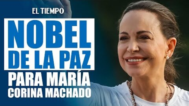 María Corina Machado recibe Premio Nobel de la Paz