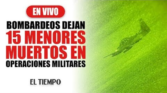 Crece la alerta por bombardeos que dejan 15 menores muertos