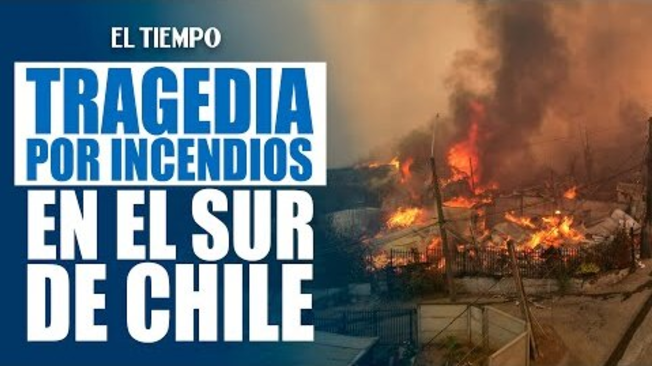 Una serie de incendios forestales que avanzan sin control en el sur de Chile ha dejado al menos 18 personas muertas, según informó el presidente Gabriel Boric. Las autoridades advierten que la cifra de fallecidos podría aumentar mientras continúan las labores de emergencia y control del fuego en las zonas afectadas.

#ElTiempo #Chile #IncendiosForestales #Emergencia #GabrielBoric #NoticiasInternacionales #UltimaHora

SUSCRÍBETE: https://bit.ly/eltiempoYT 

Síguenos en nuestras redes sociales:
X: https://twitter.com/eltiempo 
Facebook: https://www.facebook.com/eltiempo 
Instagram: https://www.instagram.com/eltiempo 

El Tiempo es el medio líder de noticias en Colombia, caracterizado por sus investigaciones y reportajes exclusivos, sobre:  justicia, deportes, economía, política, cultura, tecnología, innovación, cambio climático, entre otros eventos noticiosos en Colombia y el mundo.

Para mayor información ingresa a: https://www.eltiempo.com 

Otros canales de El Tiempo
Citytv: https://www.youtube.com/c/citytvbogota  
Bravíssimo Citytv: https://www.youtube.com/c/BRAVISSIMOCITYTV  
Portafolio: https://www.youtube.com/user/PortafolioCO  
Futbolred: https://www.youtube.com/c/FutbolRedCO