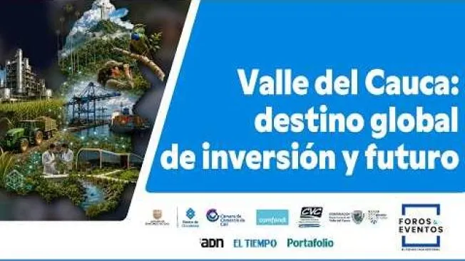 Conozca los relatos y visiones de líderes del sector público, empresarial y académico sobre las apuestas que impulsan la competitividad, el emprendimiento y el crecimiento sostenible de la región inteligente, biodiversa y global hacia 2030.   ¡Conéctese a través de todas las plataformas digitales!    #ValleDelCauca #Cali #InversiónColombia #Competitividad #ELTIEMPO #Portafolio  #ElTiempo #NoticiasColombia #ÚltimaHora  SUSCRÍBETE: https://bit.ly/eltiempoYT   Síguenos en nuestras redes sociales: X: https://twitter.com/eltiempo  Facebook: https://www.facebook.com/eltiempo  Instagram: https://www.instagram.com/eltiempo   El Tiempo es el medio líder de noticias en Colombia, caracterizado por sus investigaciones y reportajes exclusivos, sobre:  justicia, deportes, economía, política, cultura, tecnología, innovación, cambio climático, entre otros eventos noticiosos en Colombia y el mundo.  Para mayor información ingresa a: https://www.eltiempo.com   Otros canales de El Tiempo Citytv: https://www.youtube.com/c/citytvbogota   Bravíssimo Citytv: https://www.youtube.com/c/BRAVISSIMOCITYTV   Portafolio: https://www.youtube.com/user/PortafolioCO   Futbolred: https://www.youtube.com/c/FutbolRedCO
