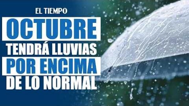 Pese a la presencia del fenómeno de El Niño, el IDEAM advierte que durante octubre varias regiones de Colombia podrían registrar lluvias por encima de lo normal. La entidad explica que las condiciones climáticas no serán iguales en todo el territorio nacional, por lo que el comportamiento de las precipitaciones podría variar dependiendo de la región. #ElTiempo #NoticiasColombia #ÚltimaHora #IDEAM #Clima #Lluvias #Colombia #ELTIEMPO

SUSCRÍBETE: https://bit.ly/eltiempoYT 

Síguenos en nuestras redes sociales:
X: https://twitter.com/eltiempo 
Facebook: https://www.facebook.com/eltiempo 
Instagram: https://www.instagram.com/eltiempo 

El Tiempo es el medio líder de noticias en Colombia, caracterizado por sus investigaciones y reportajes exclusivos, sobre:  justicia, deportes, economía, política, cultura, tecnología, innovación, cambio climático, entre otros eventos noticiosos en Colombia y el mundo.

Para mayor información ingresa a: https://www.eltiempo.com 

Otros canales de El Tiempo
Citytv: https://www.youtube.com/c/citytvbogota  
Bravíssimo Citytv: https://www.youtube.com/c/BRAVISSIMOCITYTV  
Portafolio: https://www.youtube.com/user/PortafolioCO  
Futbolred: https://www.youtube.com/c/FutbolRedCO