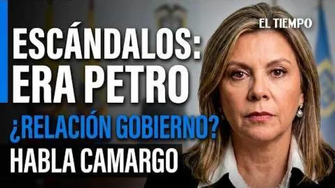 #ElTiempo #LuzAdrianaCamargo #Fiscalía #Justicia #PolíticaColombiana #ELTIEMPO

La fiscal Luz Adriana Camargo se refirió en entrevista con EL TIEMPO al proyecto de sometimiento del gobierno De La Espriella, y a los escándalos que dejó la administración del expresidente Gustavo Petro.

SUSCRÍBETE: https://bit.ly/eltiempoYT 

Síguenos en nuestras redes sociales:
X: https://twitter.com/eltiempo 
Facebook: https://www.facebook.com/eltiempo 
Instagram: https://www.instagram.com/eltiempo 

El Tiempo es el medio líder de noticias en Colombia, caracterizado por sus investigaciones y reportajes exclusivos, sobre:  justicia, deportes, economía, política, cultura, tecnología, innovación, cambio climático, entre otros eventos noticiosos en Colombia y el mundo.

Para mayor información ingresa a: https://www.eltiempo.com 

Otros canales de El Tiempo
Citytv: https://www.youtube.com/c/citytvbogota  
Bravíssimo Citytv: https://www.youtube.com/c/BRAVISSIMOCITYTV  
Portafolio: https://www.youtube.com/user/PortafolioCO  
Futbolred: https://www.youtube.com/c/FutbolRedCO