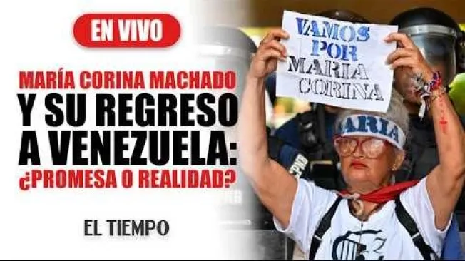 Claudia Macero, jefa de prensa de la líder opositora María Corina Machado, habló con EL TIEMPO tras volver a Venezuela para gestionar el esperado regreso de la también Nobel de Paz. A Machado, se le ha impedido regresar en siete ocasiones a su país en los últimos meses. ¿De qué depende su retorno? Esto es Noticia en Caracas.
#MariaCorinaMachado #VenezuelaHoy #ElTiempoNoticias #Caracas #PoliticaLatam #EstoEsNoticia #Venezuela

SUSCRÍBETE: https://bit.ly/eltiempoYT 

Síguenos en nuestras redes sociales:
X: https://twitter.com/eltiempo 
Facebook: https://www.facebook.com/eltiempo 
Instagram: https://www.instagram.com/eltiempo 

El Tiempo es el medio líder de noticias en Colombia, caracterizado por sus investigaciones y reportajes exclusivos, sobre:  justicia, deportes, economía, política, cultura, tecnología, innovación, cambio climático, entre otros eventos noticiosos en Colombia y el mundo.

Para mayor información ingresa a: https://www.eltiempo.com 

Otros canales de El Tiempo
Citytv: https://www.youtube.com/c/citytvbogota  
Bravíssimo Citytv: https://www.youtube.com/c/BRAVISSIMOCITYTV  
Portafolio: https://www.youtube.com/user/PortafolioCO  
Futbolred: https://www.youtube.com/c/FutbolRedCO