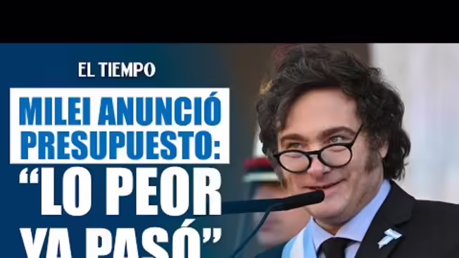 El presidente argentino, Javier Milei, aseguró que "lo peor ya pasó" y presentó al Congreso su proyecto de presupuesto para 2026. Anunció aumentos en jubilaciones, salud, educación y discapacidad, tras casi dos años de un fuerte ajuste fiscal. Milei ratificó que el equilibrio fiscal seguirá siendo "no negociable".