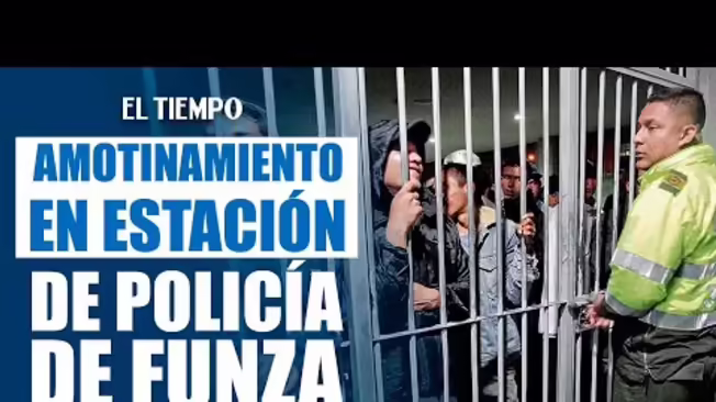 Amotinamiento en estación de policía de Funza | El Tiempo