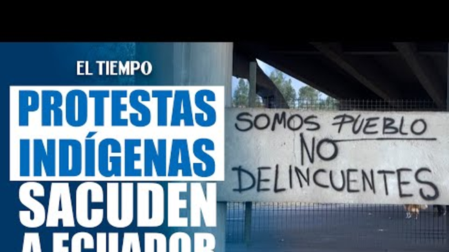 El mandatario de Ecuador, Daniel Noboa, declaró el estado de excepción en diez de las 24 provincias del país ante la radicalización de protestas de indígenas contra su gobierno que dejan un manifestante muerto, informó el domingo la sede presidencial