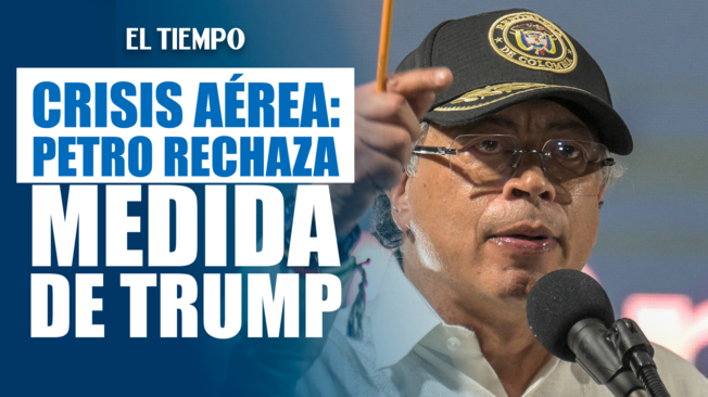 El presidente Gustavo Petro rechazó con firmeza el anuncio del cierre del espacio aéreo venezolano hecho por Donald Trump, calificándolo de “completamente ilegal” y una violación a la soberanía nacional.
