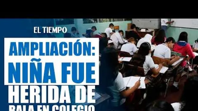 Un grave hecho ocurrió en una institución educativa, donde una menor resultó gravemente herida tras un incidente relacionado con un arma de fuego. De acuerdo con la información conocida, la lesión comprometió su sistema vascular y la estudiante fue trasladada de urgencia para recibir atención médica especializada. Las autoridades competentes adelantan las investigaciones para establecer cómo ocurrió el hecho, las circunstancias en las que el arma llegó al plantel educativo y las posibles responsabilidades. El caso ha generado conmoción entre la comunidad educativa.#Colegio #MenorHerida #ArmaDeFuego #SeguridadEscolar #Colombia #ÚltimaHora #Noticias #Educación #ElTiempo #NoticiasColombia #ÚltimaHora  SUSCRÍBETE: https://bit.ly/eltiempoYT   Síguenos en nuestras redes sociales: X: https://twitter.com/eltiempo  Facebook: https://www.facebook.com/eltiempo  Instagram: https://www.instagram.com/eltiempo   El Tiempo es el medio líder de noticias en Colombia, caracterizado por sus investigaciones y reportajes exclusivos, sobre:  justicia, deportes, economía, política, cultura, tecnología, innovación, cambio climático, entre otros eventos noticiosos en Colombia y el mundo.  Para mayor información ingresa a: https://www.eltiempo.com   Otros canales de El Tiempo Citytv: https://www.youtube.com/c/citytvbogota   Bravíssimo Citytv: https://www.youtube.com/c/BRAVISSIMOCITYTV   Portafolio: https://www.youtube.com/user/PortafolioCO   Futbolred: https://www.youtube.com/c/FutbolRedCO