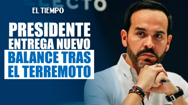 El presidente Abelardo De La Espriella llegó a Buenaventura y presentó un nuevo balance nacional tras el terremoto de magnitud 7,4 ocurrido el 10 de agosto. Según las cifras entregadas, 120.328 familias resultaron afectadas y 289 personas fallecieron.