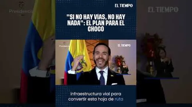 El presidente Abelardo de la Espriella anunció un paquete de infraestructura vial por cerca de un billón de pesos para el Chocó, financiado mediante obras por impuestos, recursos públicos y participación del sector privado.
El plan contempla seis proyectos estratégicos: las vías Quibdó-Ánimas, Nóvita-San José del Palmar y El Cairo-Istmina-Puerto Meluk, la vía al Darién, el corredor Tutunendo-Cértegui, y el fortalecimiento del aeropuerto de Bahía Solano. Bancolombia manifestó su disposición de apoyar la estructuración de este paquete de obras.
El mandatario también anunció que se estudiará la viabilidad de un corredor o canal interoceánico en el departamento, evaluando sus dimensiones técnicas, ambientales, sociales, económicas y financieras. Aclaró que se trata de un estudio, no de un anuncio de construcción inmediata.