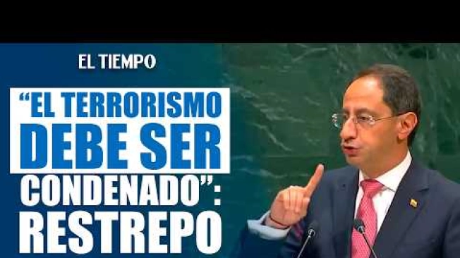 En su intervención ante la Asamblea General de la ONU, el vicepresidente José Manuel Restrepo lanzó una crítica al globalismo, al que calificó de “perverso” por, según su planteamiento, erosionar la soberanía, la identidad y las tradiciones de los pueblos.  Restrepo también afirmó que el terrorismo debe ser condenado sin importar quién lo cometa, dónde ocurra o qué causa invoque.#ElTiempo #NoticiasColombia #ÚltimaHora  SUSCRÍBETE: https://bit.ly/eltiempoYT   Síguenos en nuestras redes sociales: X: https://twitter.com/eltiempo  Facebook: https://www.facebook.com/eltiempo  Instagram: https://www.instagram.com/eltiempo   El Tiempo es el medio líder de noticias en Colombia, caracterizado por sus investigaciones y reportajes exclusivos, sobre:  justicia, deportes, economía, política, cultura, tecnología, innovación, cambio climático, entre otros eventos noticiosos en Colombia y el mundo.  Para mayor información ingresa a: https://www.eltiempo.com   Otros canales de El Tiempo Citytv: https://www.youtube.com/c/citytvbogota   Bravíssimo Citytv: https://www.youtube.com/c/BRAVISSIMOCITYTV   Portafolio: https://www.youtube.com/user/PortafolioCO   Futbolred: https://www.youtube.com/c/FutbolRedCO