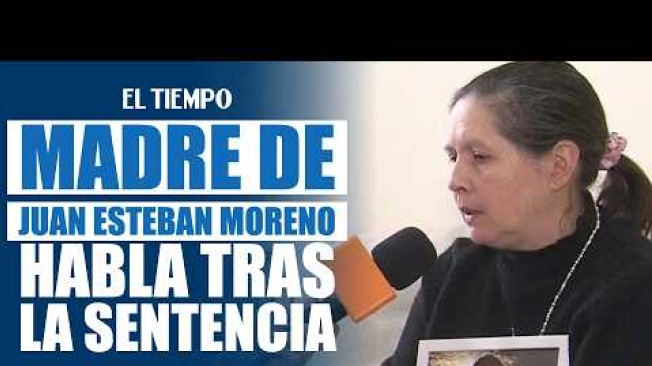 Un año después de la muerte de Juan Esteban Moreno, fueron condenados los responsables de su asesinato. Su madre se pronunció tras conocer la sentencia, agradeció la decisión judicial y expresó lo que significa este fallo en su lucha por obtener justicia para su hijo.
Aunque reconoce la condena, aseguró que continuará luchando para que la pena sea mayor. Su testimonio refleja el dolor de una madre que busca justicia y espera que el proceso tenga consecuencias proporcionales a lo ocurrido.
 #ElTiempo #NoticiasColombia #ÚltimaHora #JuanEstebanMoreno #Justicia #Condena #NoticiasJudiciales

SUSCRÍBETE: https://bit.ly/eltiempoYT 

Síguenos en nuestras redes sociales:
X: https://twitter.com/eltiempo 
Facebook: https://www.facebook.com/eltiempo 
Instagram: https://www.instagram.com/eltiempo 

El Tiempo es el medio líder de noticias en Colombia, caracterizado por sus investigaciones y reportajes exclusivos, sobre:  justicia, deportes, economía, política, cultura, tecnología, innovación, cambio climático, entre otros eventos noticiosos en Colombia y el mundo.

Para mayor información ingresa a: https://www.eltiempo.com 

Otros canales de El Tiempo
Citytv: https://www.youtube.com/c/citytvbogota  
Bravíssimo Citytv: https://www.youtube.com/c/BRAVISSIMOCITYTV  
Portafolio: https://www.youtube.com/user/PortafolioCO  
Futbolred: https://www.youtube.com/c/FutbolRedCO