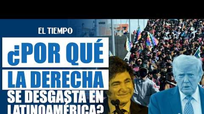 Varias encuestas muestran una caída en la aprobación de líderes conservadores de América Latina, en medio de la frustración de los ciudadanos por la inseguridad, el costo de vida y la falta de resultados económicos.

Analistas advierten que las expectativas de cambios rápidos pueden superar la capacidad de respuesta de los gobiernos y señalan que el caso de Bukele es una excepción difícil de replicar en otros países. #AméricaLatina #DerechaLatinoamericana #Política #KeikoFujimori #JavierMilei #JoséAntonioKast #NayibBukele #RodrigoPaz #Encuestas #Popularidad #PolíticaInternacional #NoticiasInternacionales#ElTiempo  #NoticiasColombia #ÚltimaHora

SUSCRÍBETE: https://bit.ly/eltiempoYT 

Síguenos en nuestras redes sociales:
X: https://twitter.com/eltiempo 
Facebook: https://www.facebook.com/eltiempo 
Instagram: https://www.instagram.com/eltiempo 

El Tiempo es el medio líder de noticias en Colombia, caracterizado por sus investigaciones y reportajes exclusivos, sobre:  justicia, deportes, economía, política, cultura, tecnología, innovación, cambio climático, entre otros eventos noticiosos en Colombia y el mundo.

Para mayor información ingresa a: https://www.eltiempo.com 

Otros canales de El Tiempo
Citytv: https://www.youtube.com/c/citytvbogota  
Bravíssimo Citytv: https://www.youtube.com/c/BRAVISSIMOCITYTV  
Portafolio: https://www.youtube.com/user/PortafolioCO  
Futbolred: https://www.youtube.com/c/FutbolRedCO