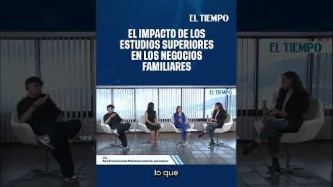 Descubre cómo la educación superior puede convertirse en el impulso definitivo para transformar y potenciar los emprendimientos familiares. En este clip de la transmisión especial de EL TIEMPO y BBVA, Constanza García y los becarios analizan el doble y triple impacto que tiene este programa: transformar la vida de los jóvenes mientras se fortalece la economía local y los talleres de sus familias.

#ElTiempo #NoticiasColombia #ÚltimaHora

SUSCRÍBETE: https://bit.ly/eltiempoYT 

Síguenos en nuestras redes sociales:
X: https://twitter.com/eltiempo 
Facebook: https://www.facebook.com/eltiempo 
Instagram: https://www.instagram.com/eltiempo 

El Tiempo es el medio líder de noticias en Colombia, caracterizado por sus investigaciones y reportajes exclusivos, sobre:  justicia, deportes, economía, política, cultura, tecnología, innovación, cambio climático, entre otros eventos noticiosos en Colombia y el mundo.

Para mayor información ingresa a: https://www.eltiempo.com 

Otros canales de El Tiempo
Citytv: https://www.youtube.com/c/citytvbogota  
Bravíssimo Citytv: https://www.youtube.com/c/BRAVISSIMOCITYTV  
Portafolio: https://www.youtube.com/user/PortafolioCO  
Futbolred: https://www.youtube.com/c/FutbolRedCO