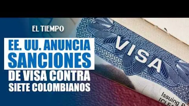 El Departamento de Estado de Estados Unidos anunció restricciones de visa para siete colombianos y sus familiares, en el marco de su campaña contra la corrupción y el narcotráfico. Entre las personas mencionadas están Ricardo Roa, expresidente de Ecopetrol; Yahir Fernando Acuña, alcalde de Sincelejo; José Ignacio Mesa, exalcalde de Envigado; y varios exrepresentantes a la Cámara y excongresistas. Además, Washington manifestó su respaldo al Gobierno colombiano en los esfuerzos para eliminar la influencia delictiva en tribunales, cuerpos policiales y órganos legislativos. #ElTiempo #NoticiasColombia #ÚltimaHora #EstadosUnidos #RicardoRoa #Colombia #PolíticaColombiana #ELTIEMPO

SUSCRÍBETE: https://bit.ly/eltiempoYT 

Síguenos en nuestras redes sociales:
X: https://twitter.com/eltiempo 
Facebook: https://www.facebook.com/eltiempo 
Instagram: https://www.instagram.com/eltiempo 

El Tiempo es el medio líder de noticias en Colombia, caracterizado por sus investigaciones y reportajes exclusivos, sobre:  justicia, deportes, economía, política, cultura, tecnología, innovación, cambio climático, entre otros eventos noticiosos en Colombia y el mundo.

Para mayor información ingresa a: https://www.eltiempo.com 

Otros canales de El Tiempo
Citytv: https://www.youtube.com/c/citytvbogota  
Bravíssimo Citytv: https://www.youtube.com/c/BRAVISSIMOCITYTV  
Portafolio: https://www.youtube.com/user/PortafolioCO  
Futbolred: https://www.youtube.com/c/FutbolRedCO
