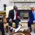 Cyril Ramaphosa, presidente de Sudáfrica; y Donald Trump, presidente de Estados Unidos.