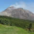 Soufrière Hills volcano on Caribbean Island Montserrat