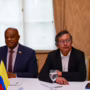 El canciller Luis Gilberto Murillo y el presidente Gustavo Petro