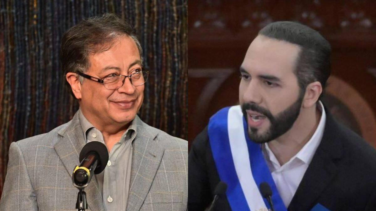 Nayib Bukele ofrece a Petro entregarle 100 % de sus presos tras trino del colombiano en el que dijo que en El Salvador hay 'campos de concentración'