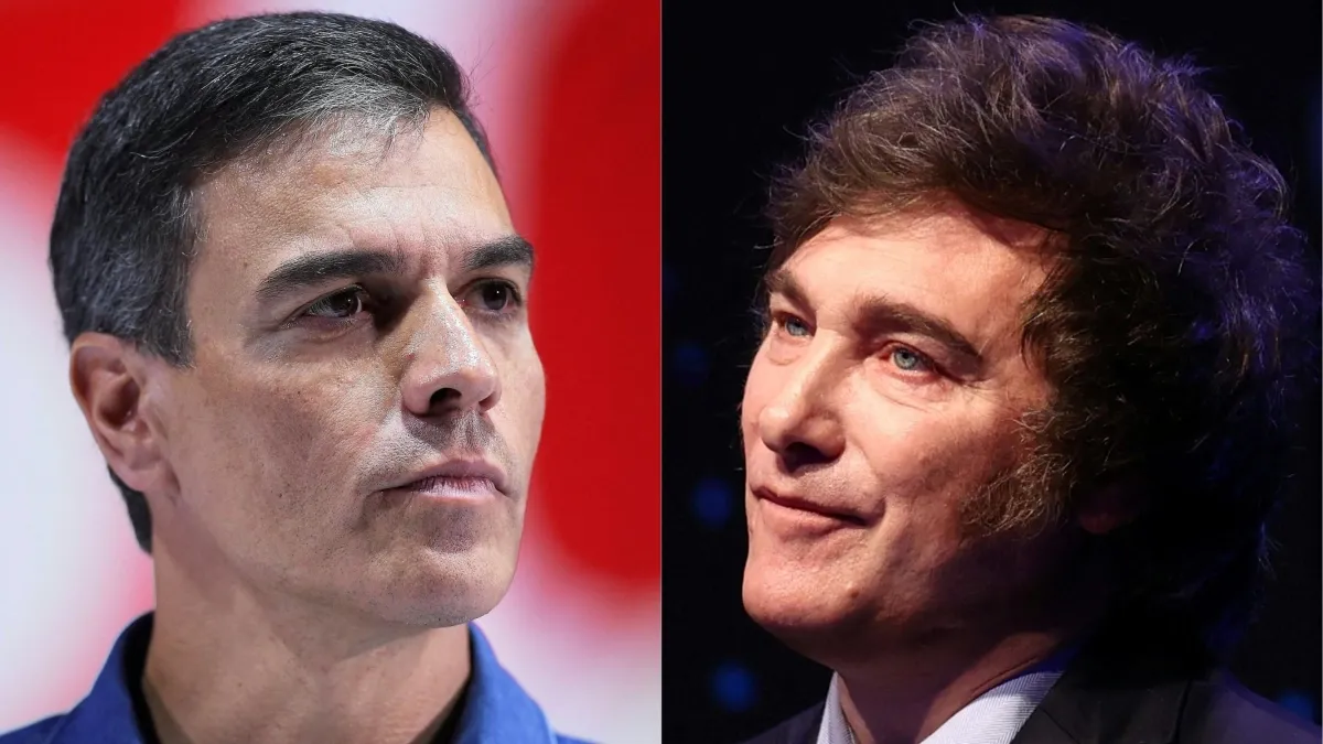 Duro rifirrafe entre Javier Milei y Pedro Sánchez en España: presidente de Argentina lo llamó ‘impresentable dictador’ y ‘delincuente ladrón’