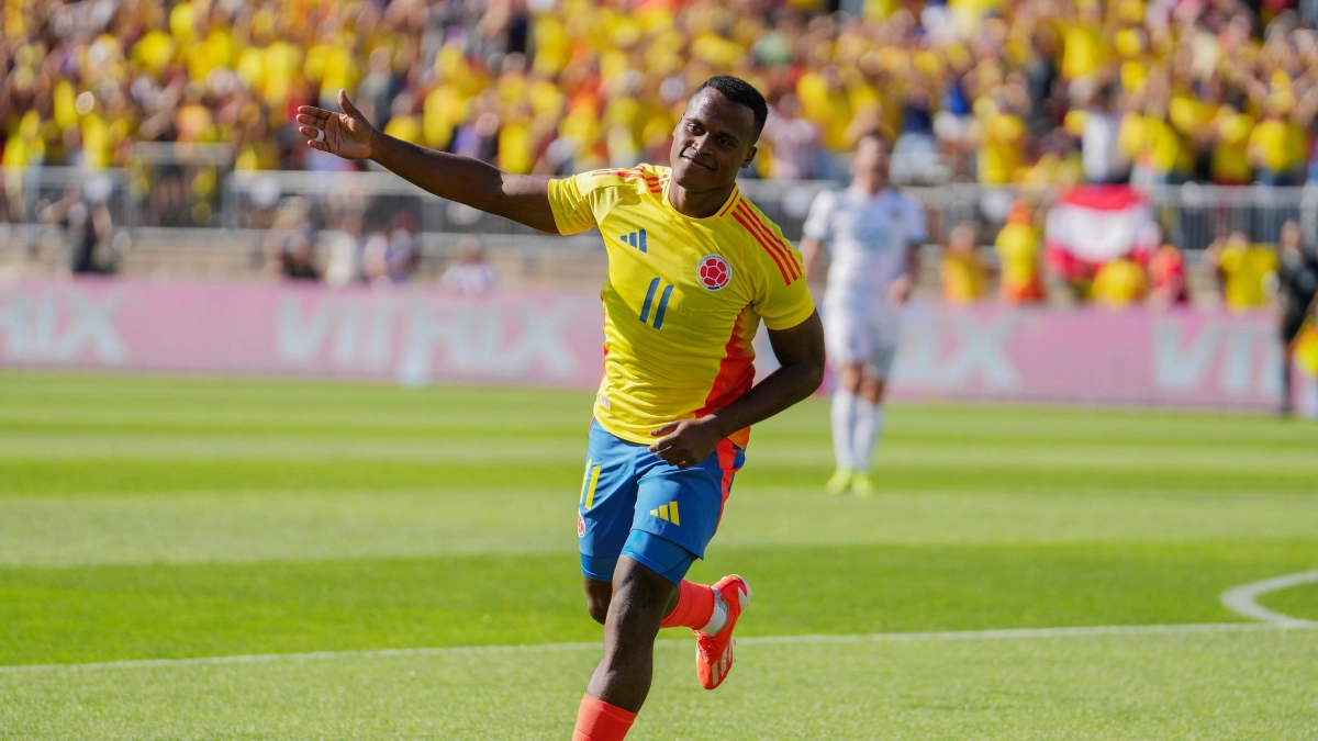 Jhon Arias adelanta a la Selección Colombia contra Jordania,