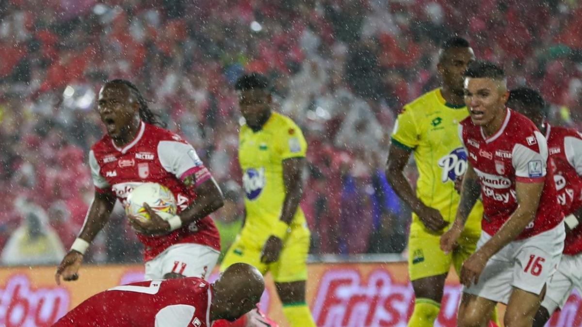 Santa Fe vs. Bucaramanga: goles de la final de la Liga BetPlay 2024-I