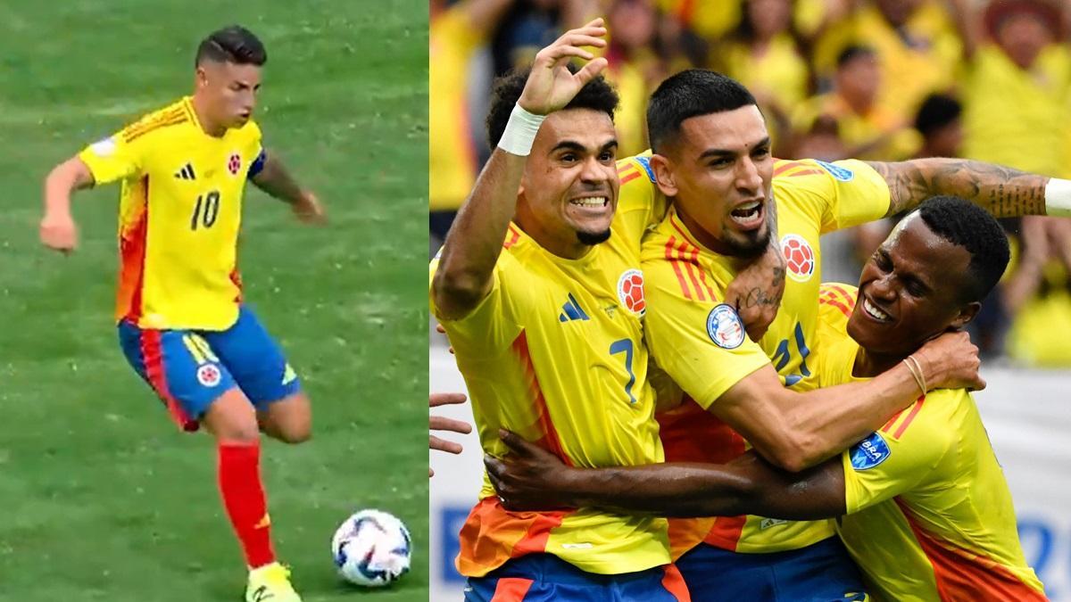 James Rodríguez, la gran figura de Colombia en el debut contra Paraguay ...