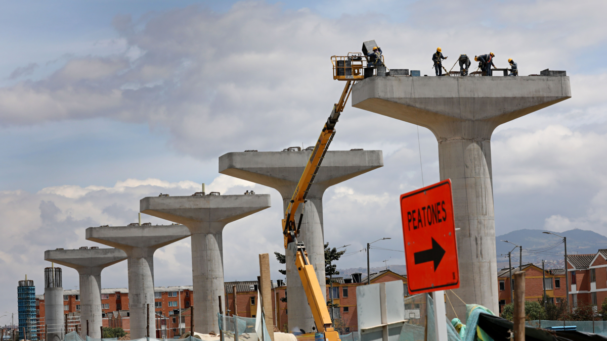 Metro de Bogotá: el proyecto superó el 70 por ciento de avance y tiene 10.000 metros lineales de viaducto construidos