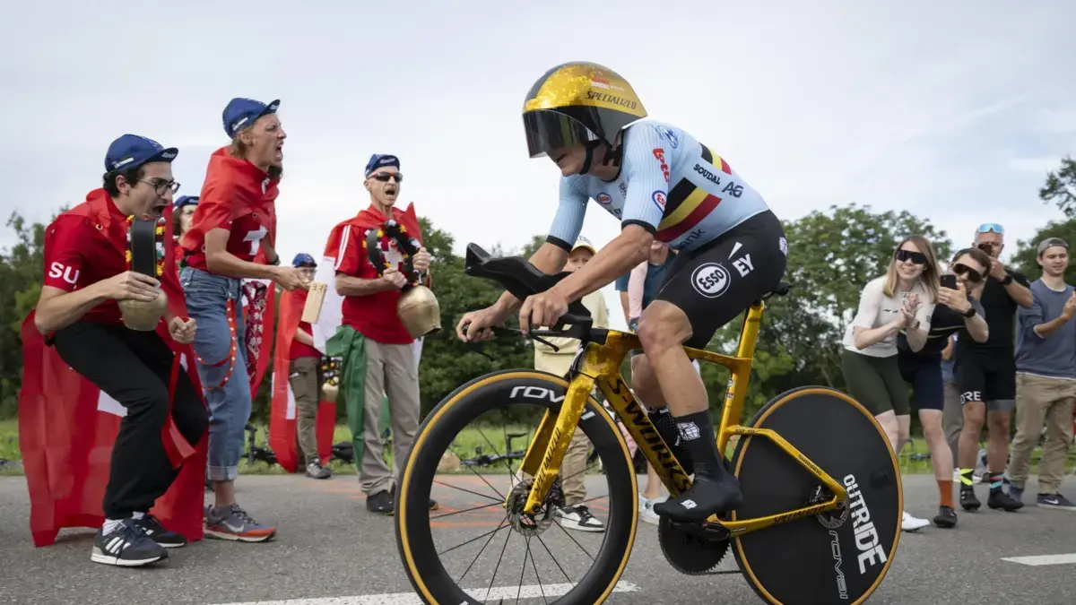 Remco Evenepoel destrozó a Tadej Pogacar y ganó el oro en la contrarreloj del Mundial de ciclismo: Walter Vargas, excelente actuación
