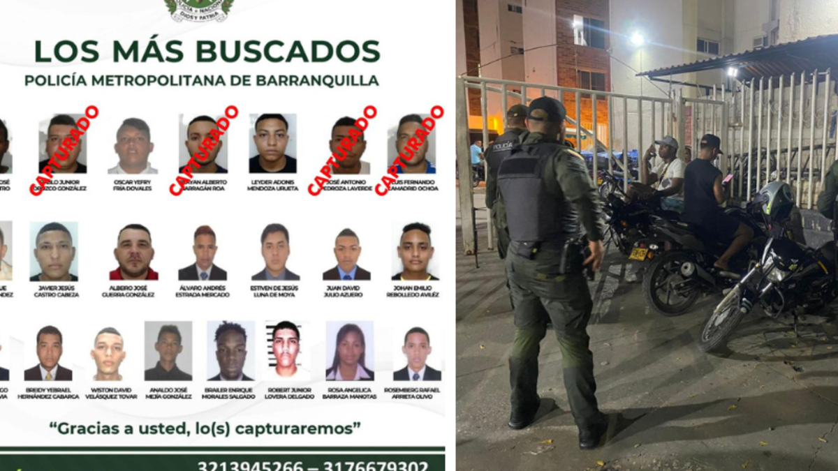 Barranquilla: Policía intensifica operativos contra cartel de los más ...