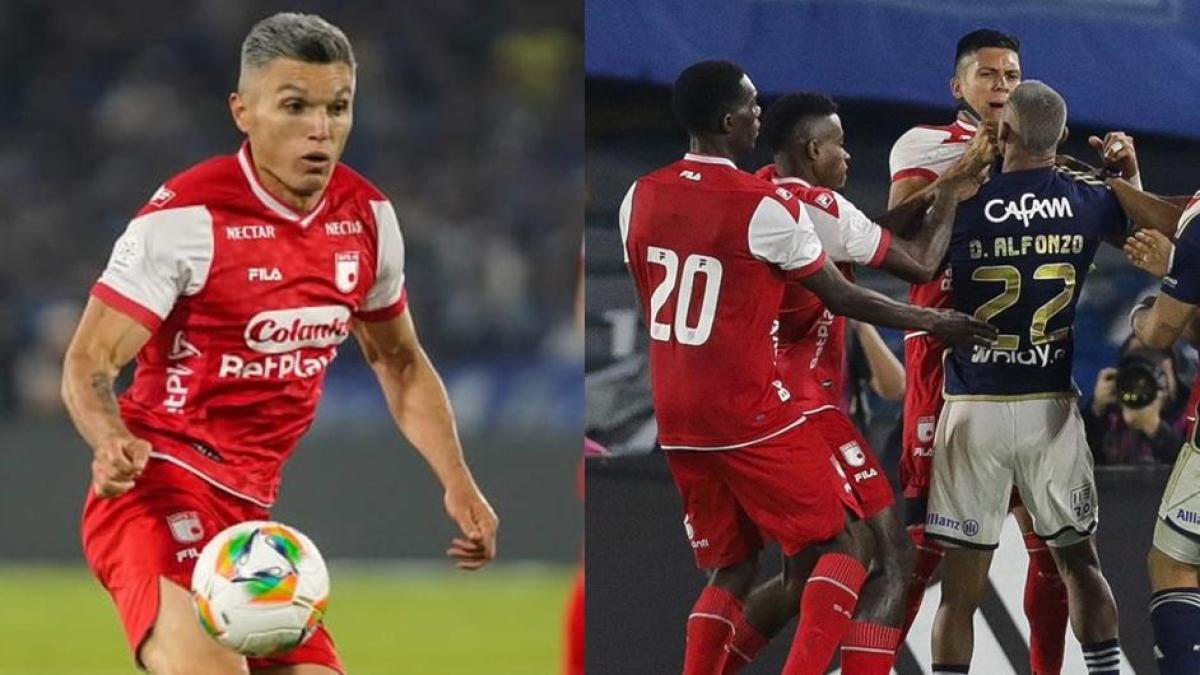 Daniel Torres lanza dardo a Millonarios tras la pelea en el final del ...