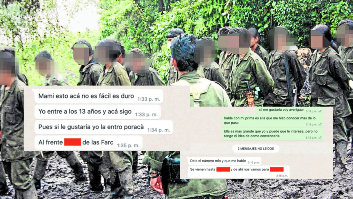 'Niñas y adolescentes reclutadas se vuelven cocineras, enfer