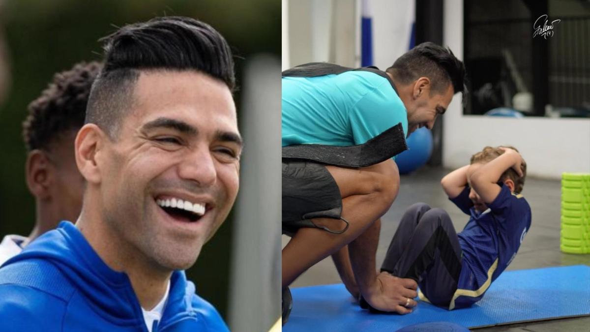 Video | Hijo de Falcao entrenó con Millonarios: el tierno mensaje de su ...