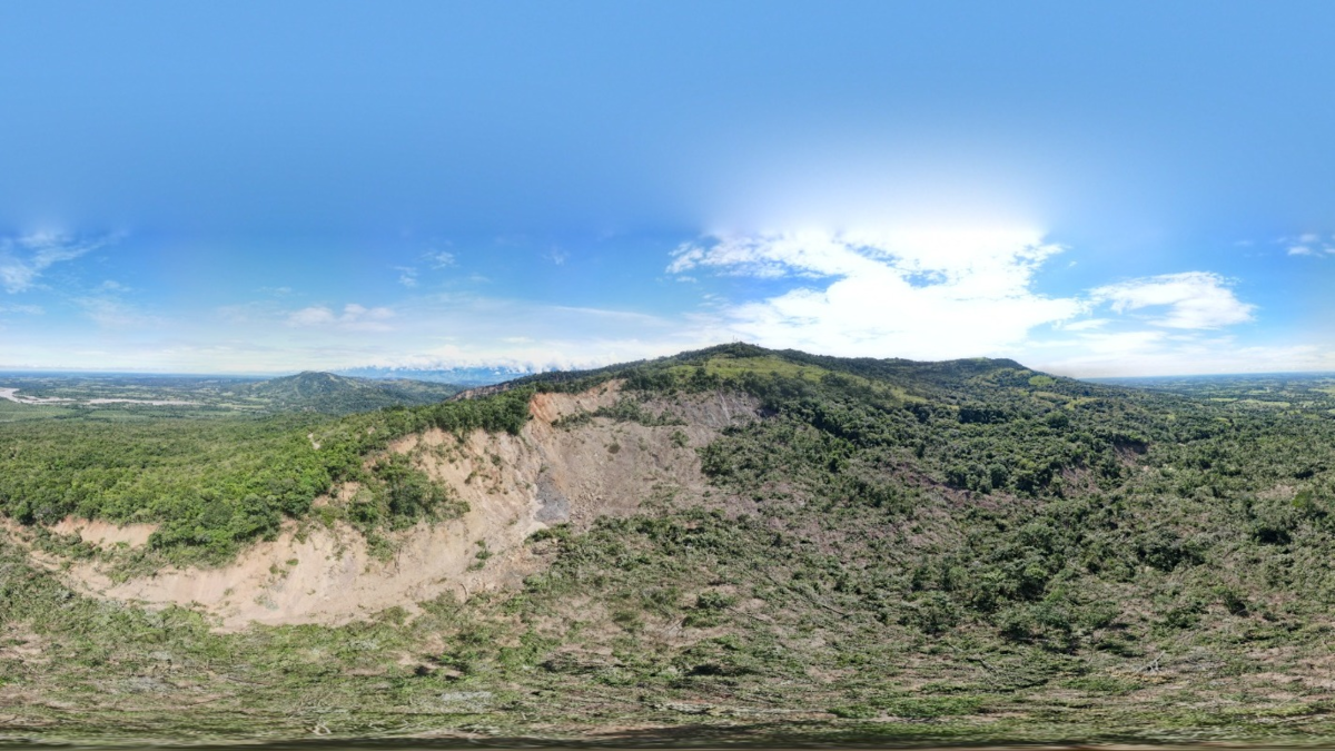 La vereda que casi desaparece por deslizamiento tras temblor en ...