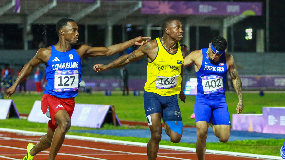 Impresionante lo del atleta colombiano Ronal Longa: volvió a bajar de los 10 segundos en los 100 metros
