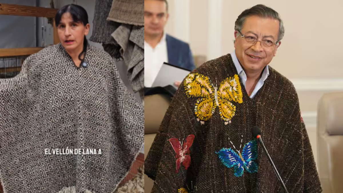 Campesina boyacense respondió a polémica por la ruana que vistió ...