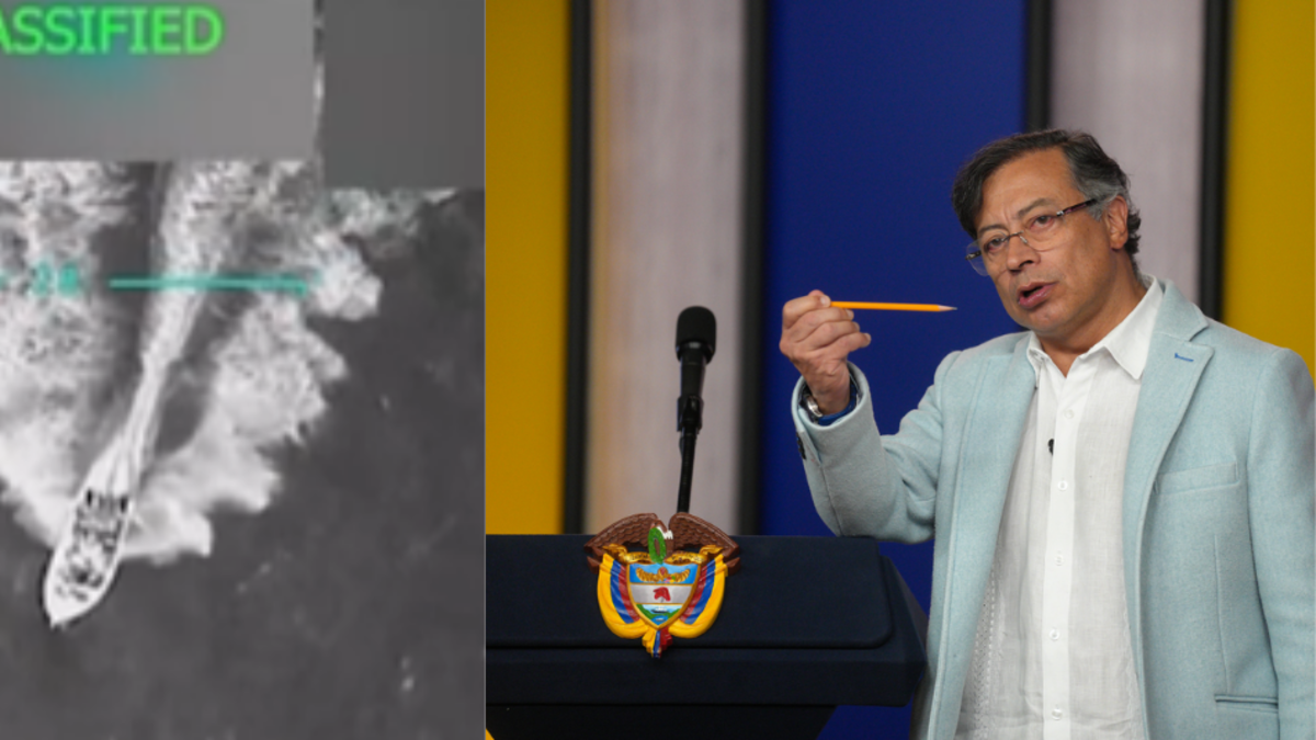 Presidente Gustavo Petro cuestionó ataque de Estados Unidos contra lancha con droga cerca de Venezuela: 'Es un asesinato'