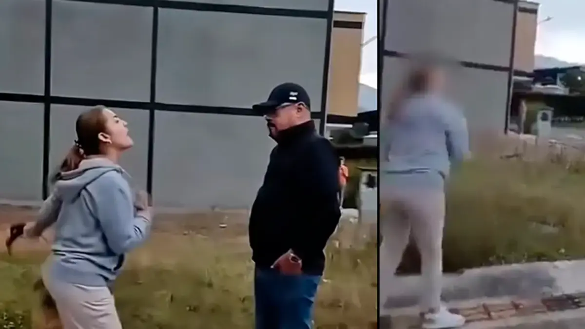 En video: Tras una fuerte discusión con sus vecinos, hombre sacó un arma traumática y agredió a tres personas en La Ceja (Antioquia)