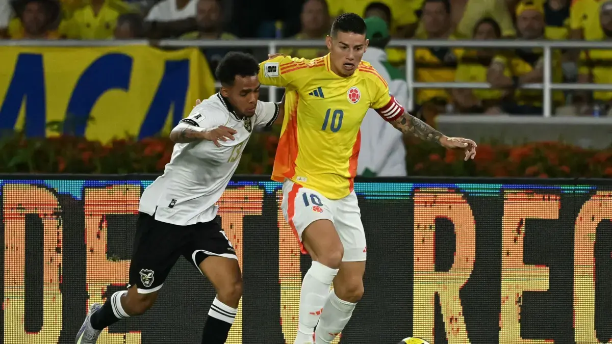 Colombia vs. Bolivia: James Rodríguez abre el marcador con derechazo, en partido de la eliminatoria al Mundial; video del gol