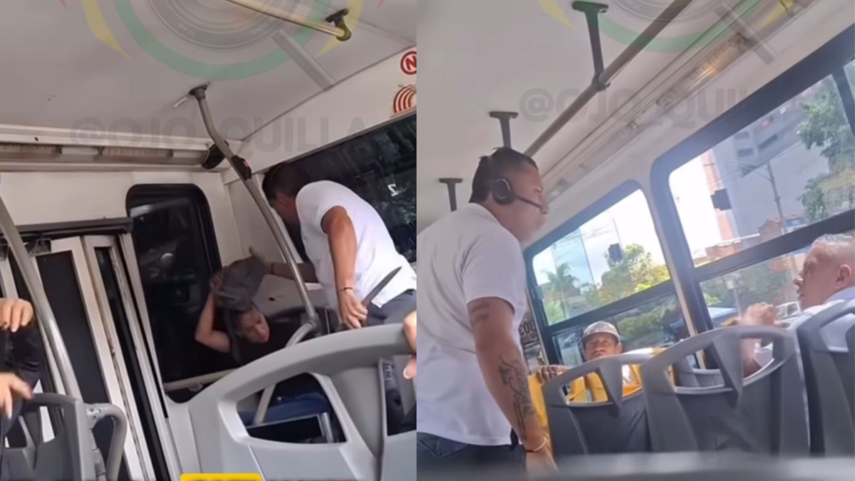 Conductor de bus en Medellín confronta a dos presuntas ladronas en plena ruta: les pegó una cachetada a cada una y les quitó sus bolsos