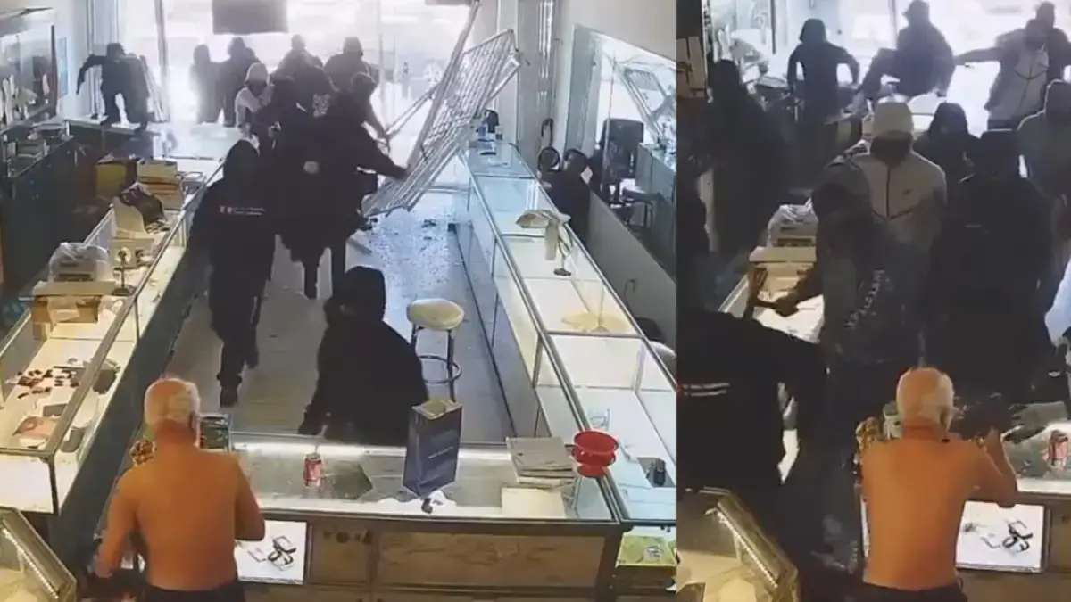 Video: indignante asalto de 16 ladrones en California deja a anciano de 88 años con derrame cerebral y pérdidas millonarias