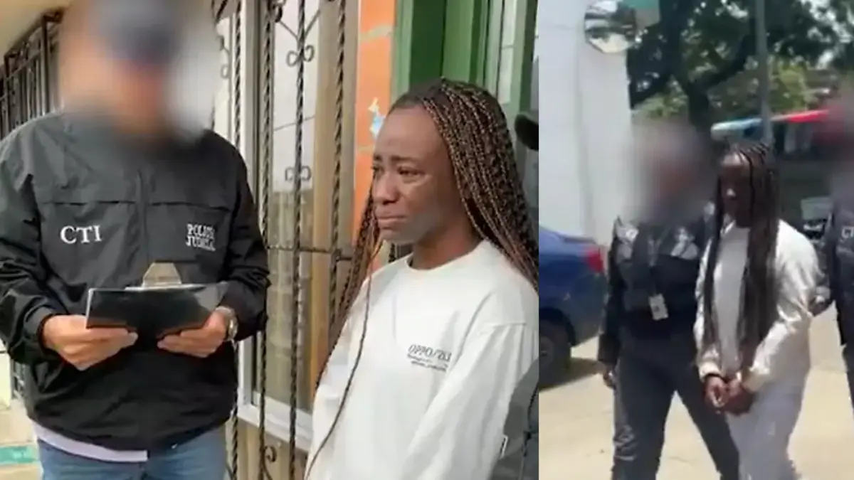 Video | La reacción de Sandra Tatiana Mosquera, mujer acusada de matar a tres de sus parejas, cuando la capturaron: fue enviada a prisión preventiva