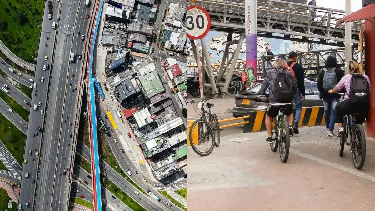 Ciclopuente no conecta con ciclorruta en Bogotá: se construyó por falta de accesos para personas con discapacidad y ciclistas; necesita nuevas obras
