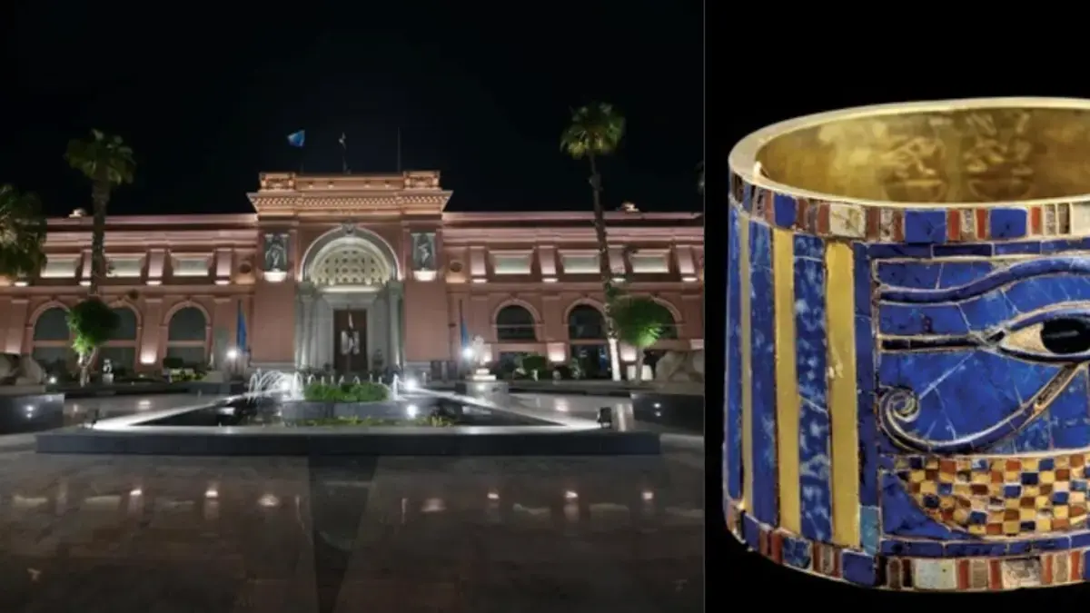 Desapareció del Museo Egipcio un brazalete de oro que data de hace más de 3.000 años: distribuyeron foto del artefacto en principales salidas del país