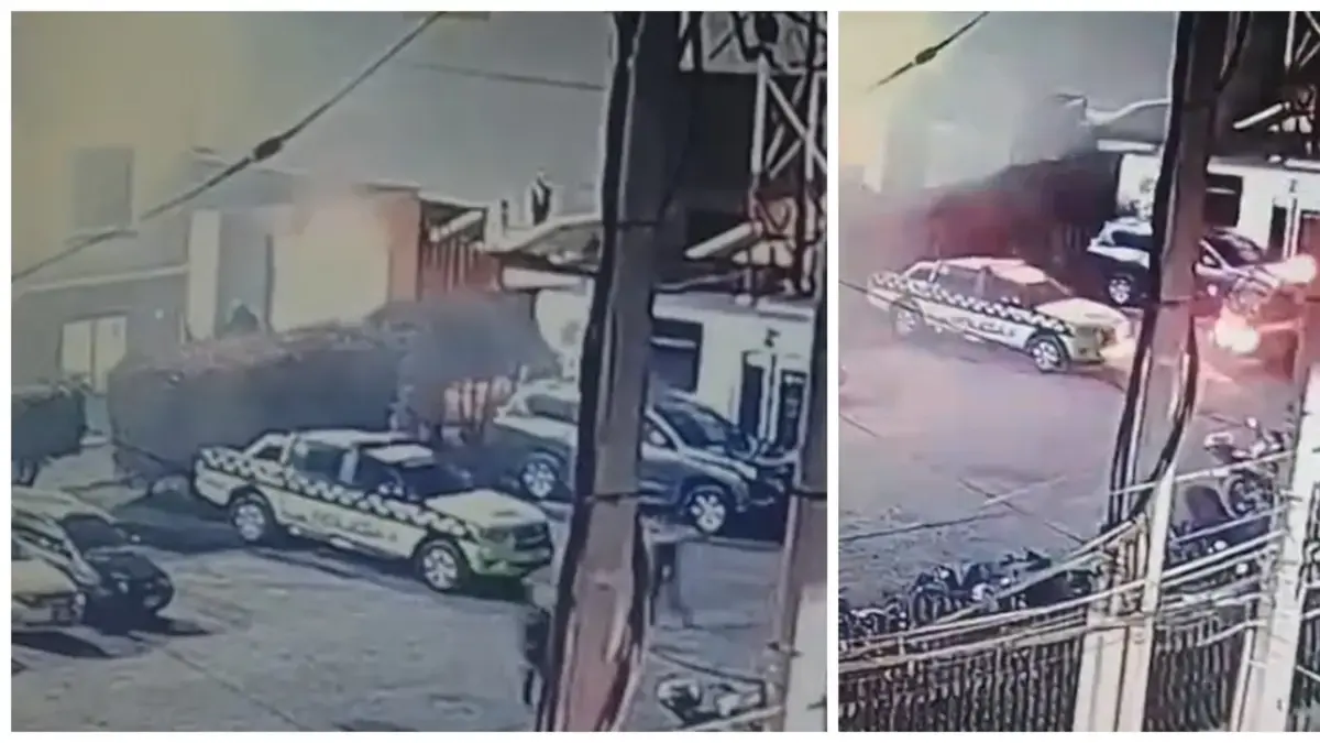 Video | Así fue el incendio que se registró en el interior de la estación de Policía en Funza: esto es lo que se sabe